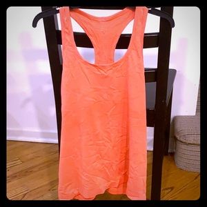 Orange lululemon tank